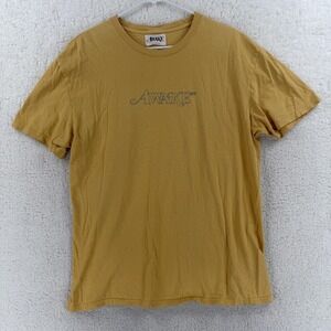 Awake NY Shirt Mens Large Yellow Logo Back Graphic Tee T-Shirt Streetwear 2020